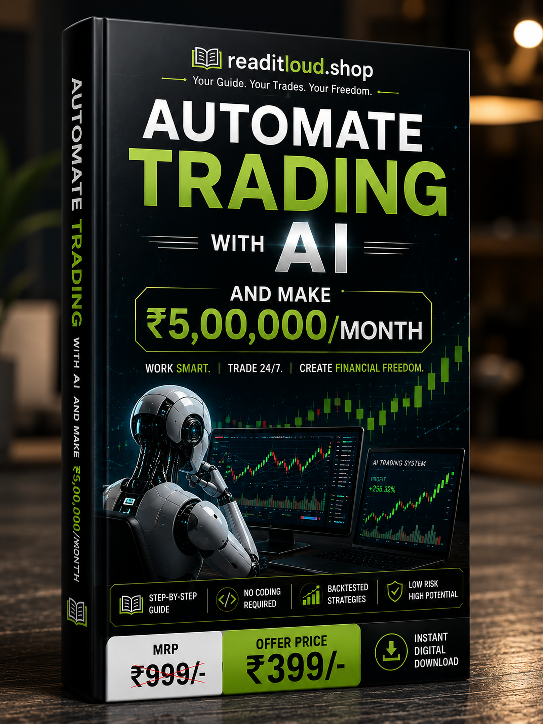 Automate Trading with AI – Build AI-Powered Trading Systems & Learn Algorithmic Trading | eBook (Instant PDF Download)